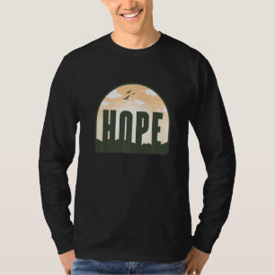 Camiseta Esperança por homens inspiradores e motivadores Ro