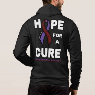 Camiseta Esperança Por Uma Cura...Arachnoidite Hoodie
