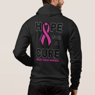 Camiseta Esperança por uma Cura... Hoodie do Cancer da Mama