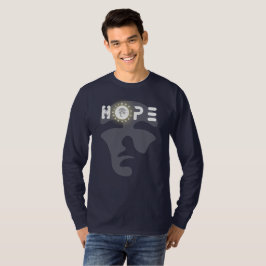Camiseta Esperança Rebelde | Homens Manga Longa