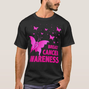 Camiseta Esperança rosa da fita rosa para conscientizaçã
