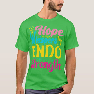 Camiseta esperança sussurrando força