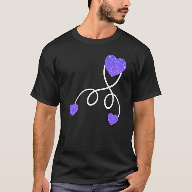 Camiseta Esperando amor bebê grávida de gêmeos (Frente)