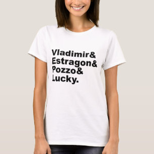 Camiseta Esperando Godot - Vladimir Estragon Pozzo Lucky