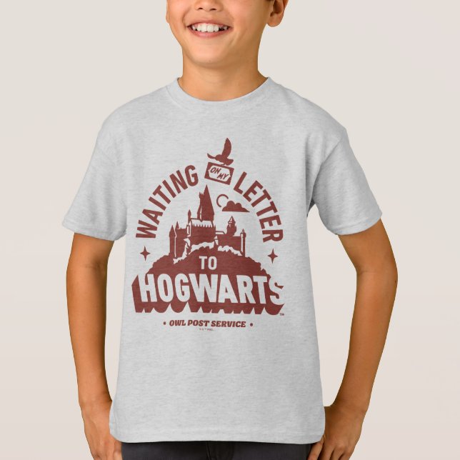 Camiseta Esperando minha Carta para HOGWARTS™ (Frente)