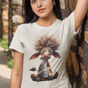 Camiseta Esperando o café entrar