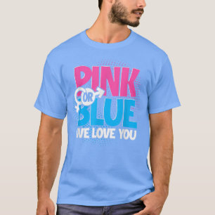 Camiseta Esperando Pais Rosa Ou Azul Nós Amo Você Gênero R