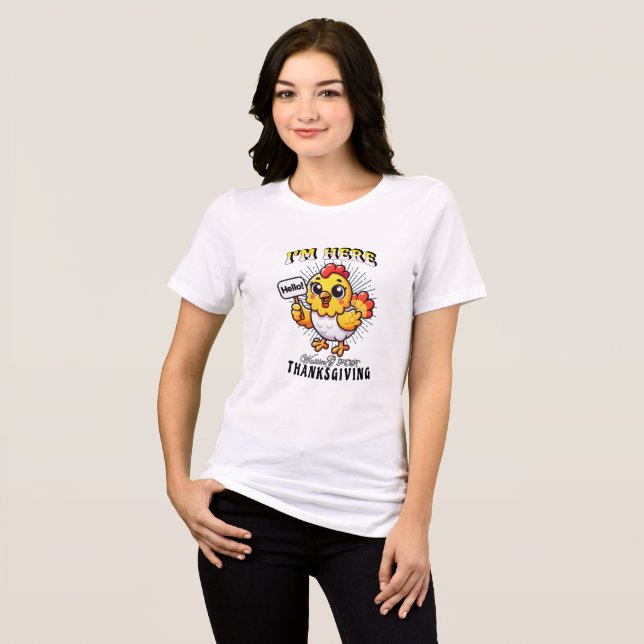 Camiseta esperando pelo dia de graças (Frente Completa)