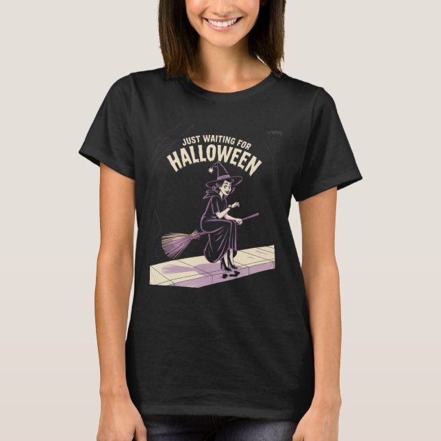 Camiseta Esperando pelo verão do Halloween (Frente)