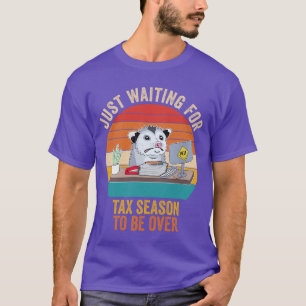 Camiseta Esperando Que A Razão Fiscal Esteja Sobre O Trabal