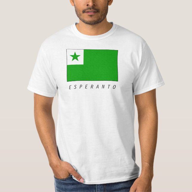 Camiseta Esperanto bandeira (Frente)