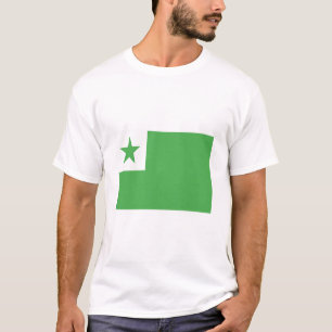 Camiseta Esperanto "Komenco bona Laboro duona"