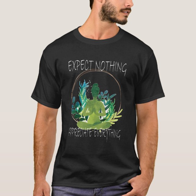 Camiseta Esperar que nada agradeça tudo (Frente)