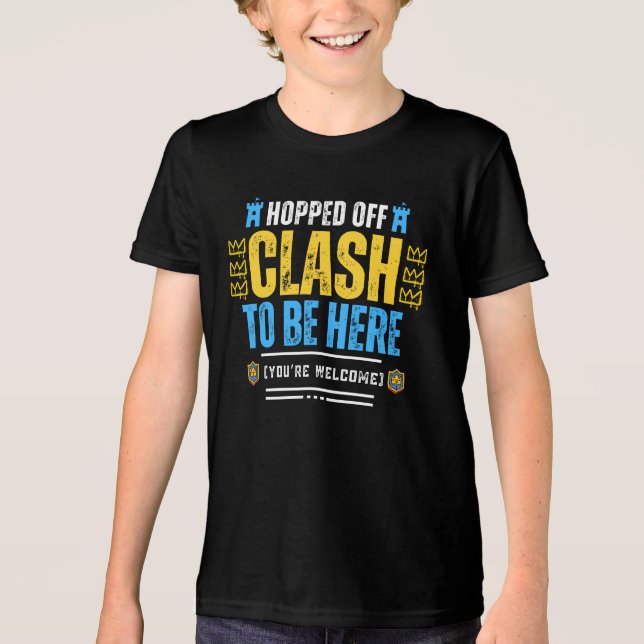 Camiseta Esperava-se que o Clash ficasse aqui com a camiset (Frente)