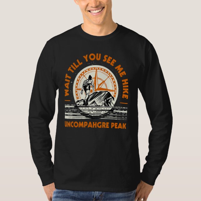 Camiseta Espere Até Me Ver Percorrer Descompahgre Pico Cami (Frente)