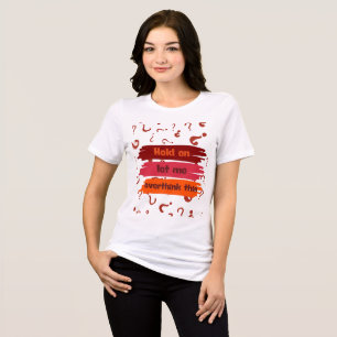 Camiseta Espere, deixe-me pensar demais