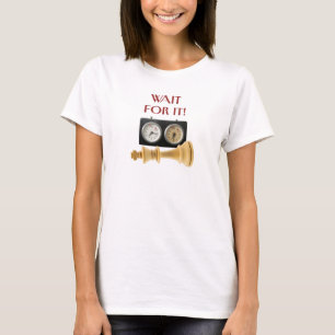 Camiseta Espere Por Isso! Check Mate, Jogadores De Xadrez