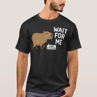 Camiseta Espere por Mim - Eu Tenho Pernas Pequenas Capivara
