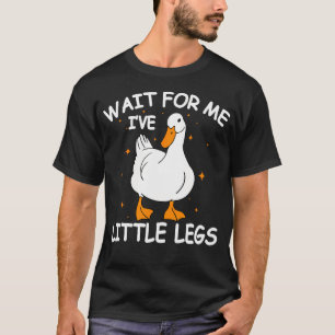 Camiseta Espere Por Mim, Tenho Pernas Curtas Fofinho