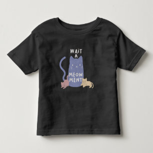 Camiseta Espere um Meow-ment