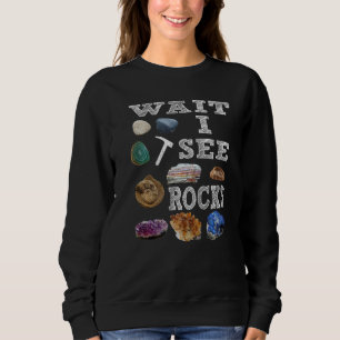 Camiseta Espere, Vejo Minerais de Rochas Fósseis Professor