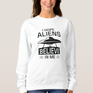 Camiseta Espero que Aliens acreditem em mim