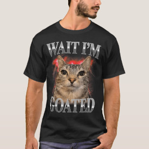 Camiseta Espero que eu seja um gato idiota engraçado meme h