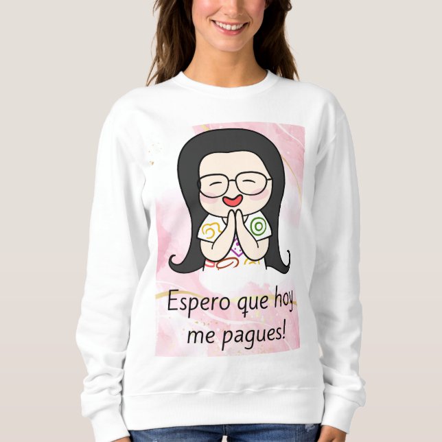 Camiseta espero que me ganhe páginas (Frente)