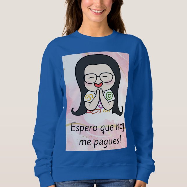 Camiseta espero que me ganhe páginas (Frente)
