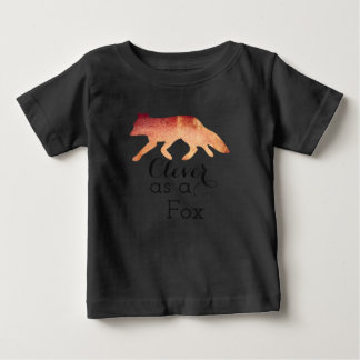 Camiseta Esperto como uma Raposa Tipográfica Aquarela