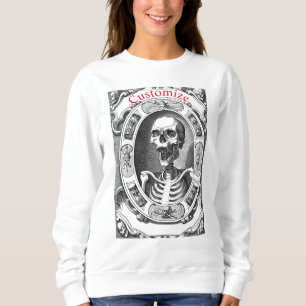 Camiseta Espessa do Crânio Humano Spooky_Cove