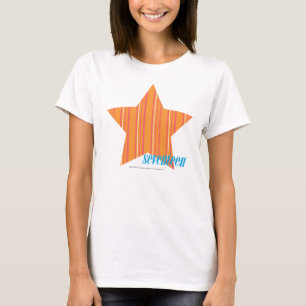 Camiseta Espessas Finas Laranja 4