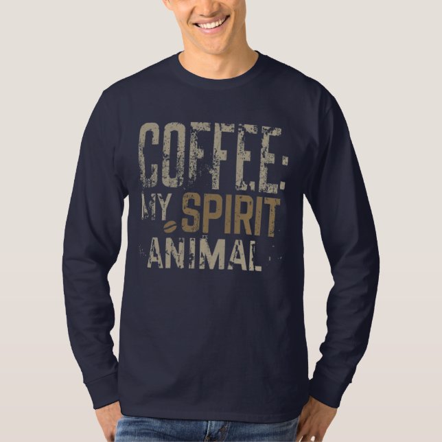Camiseta Espessura do café (Frente)