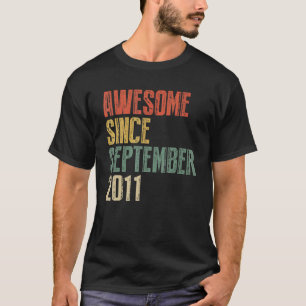 Camiseta Espetacular 11 anos desde setembro de 2011 11 1