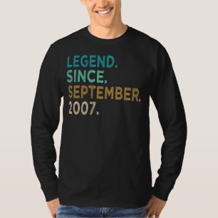 Camiseta Espetacular 15 anos desde setembro de 2007 15 28