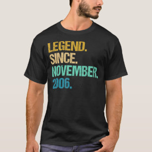 Camiseta Espetacular 16 anos desde novembro de 2006 16º Bir