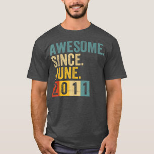 Camiseta Espetacular De 11 Anos Desde O Aniversário De 11 D