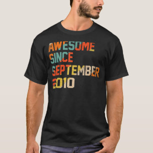 Camiseta Espetacular De 12 Anos Desde Setembro De 2010 12 1