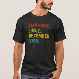 Camiseta Espetacular De 14 Anos Desde Dezembro De 2008 14 B