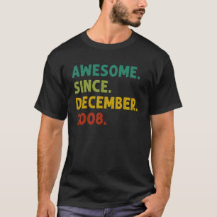 Camiseta Espetacular De 14 Anos Desde Dezembro De 2008 14 B