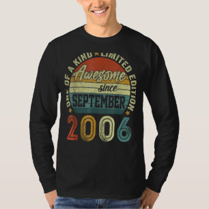 Camiseta Espetacular De 16 Anos Desde Setembro De 2006 16º