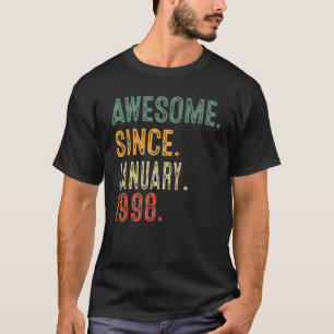 Camiseta Espetacular De 25 Anos Desde Janeiro De 1998, 25 B