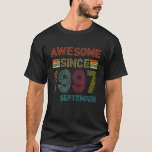 Camiseta Espetacular De 25 Anos Desde Setembro De 1997, 25