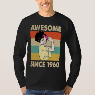 Camiseta Espetacular De 63 Anos Desde 1960 63º Aniversário