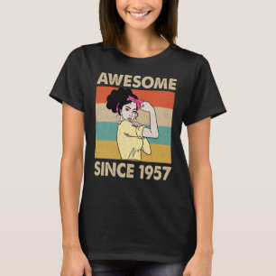 Camiseta Espetacular de 66 anos desde 1957 66º aniversário