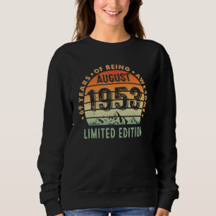 Camiseta Espetacular de 69 anos desde agosto de 1953 69º an
