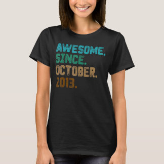 Camiseta Espetacular de 9 anos desde outubro de 2013 9º ani