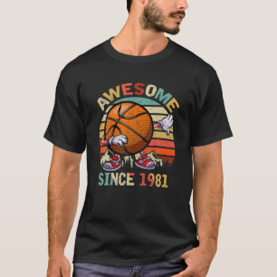 Camiseta Espetacular De Basquete Desde Homens De Aniversári