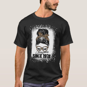 Camiseta Espetacular desde 1938 Leopard 85º Nascimento