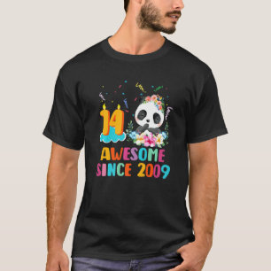 Camiseta Espetacular desde 2009 14 Birthday Panda